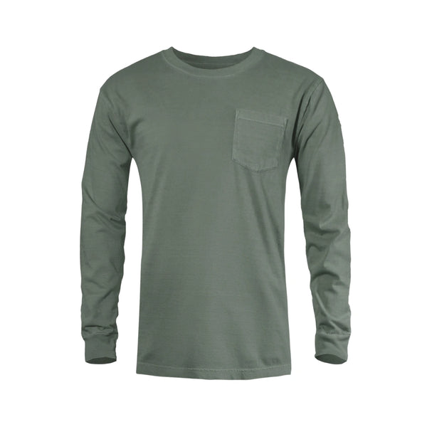 Full sleeve T-shirt - Sage - Ace-apparels-store