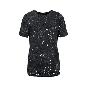 T-shirt - Black and white splatter - Ace-apparels-store